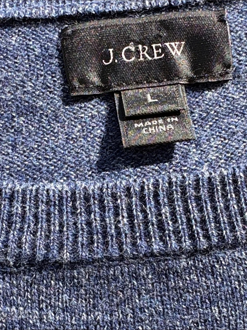 J. Crew large cotton sweater!